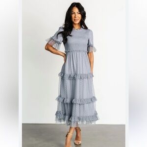 Baltic Born Lysandra Smocked Dot Dress